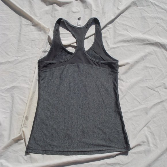 Women's Under Armour Racerback Grey Tank Top - Picture 2 of 4